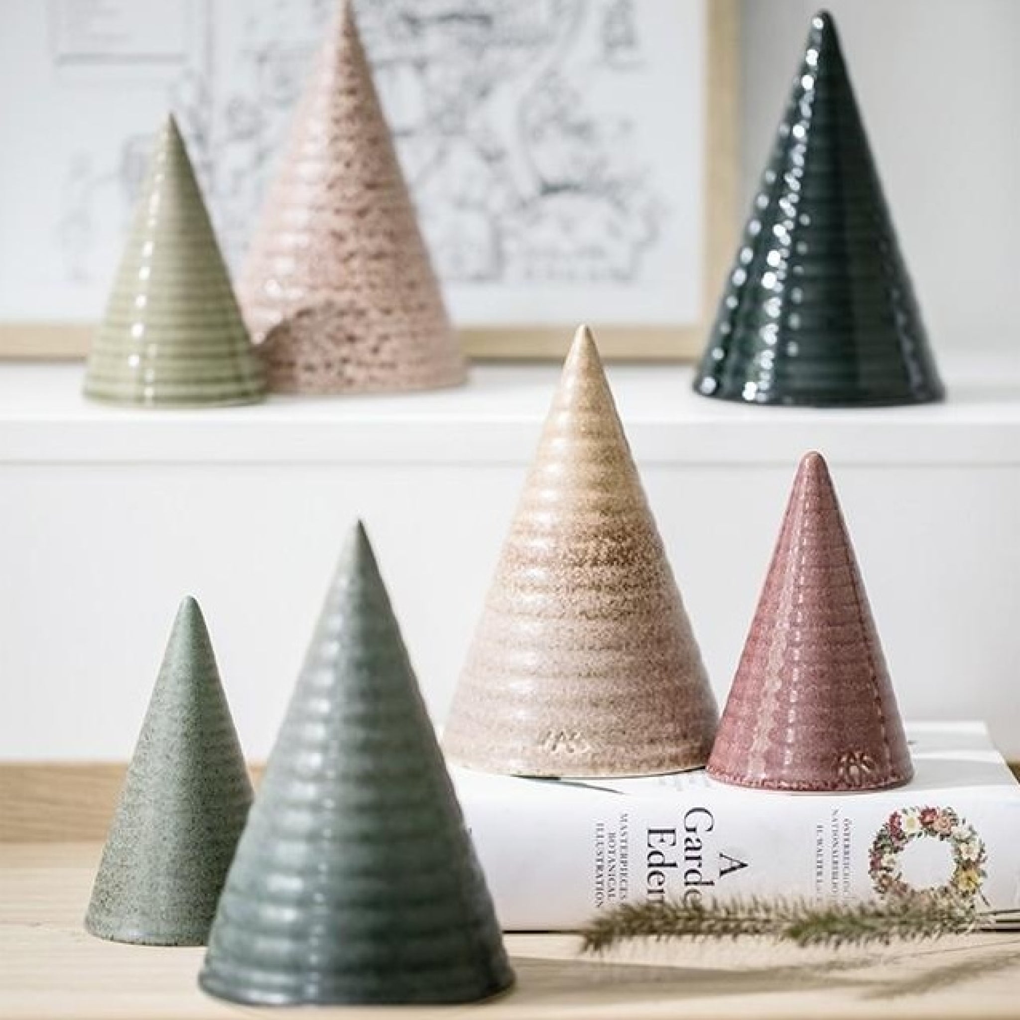 Kähler Glaze Cone, Speckled Green