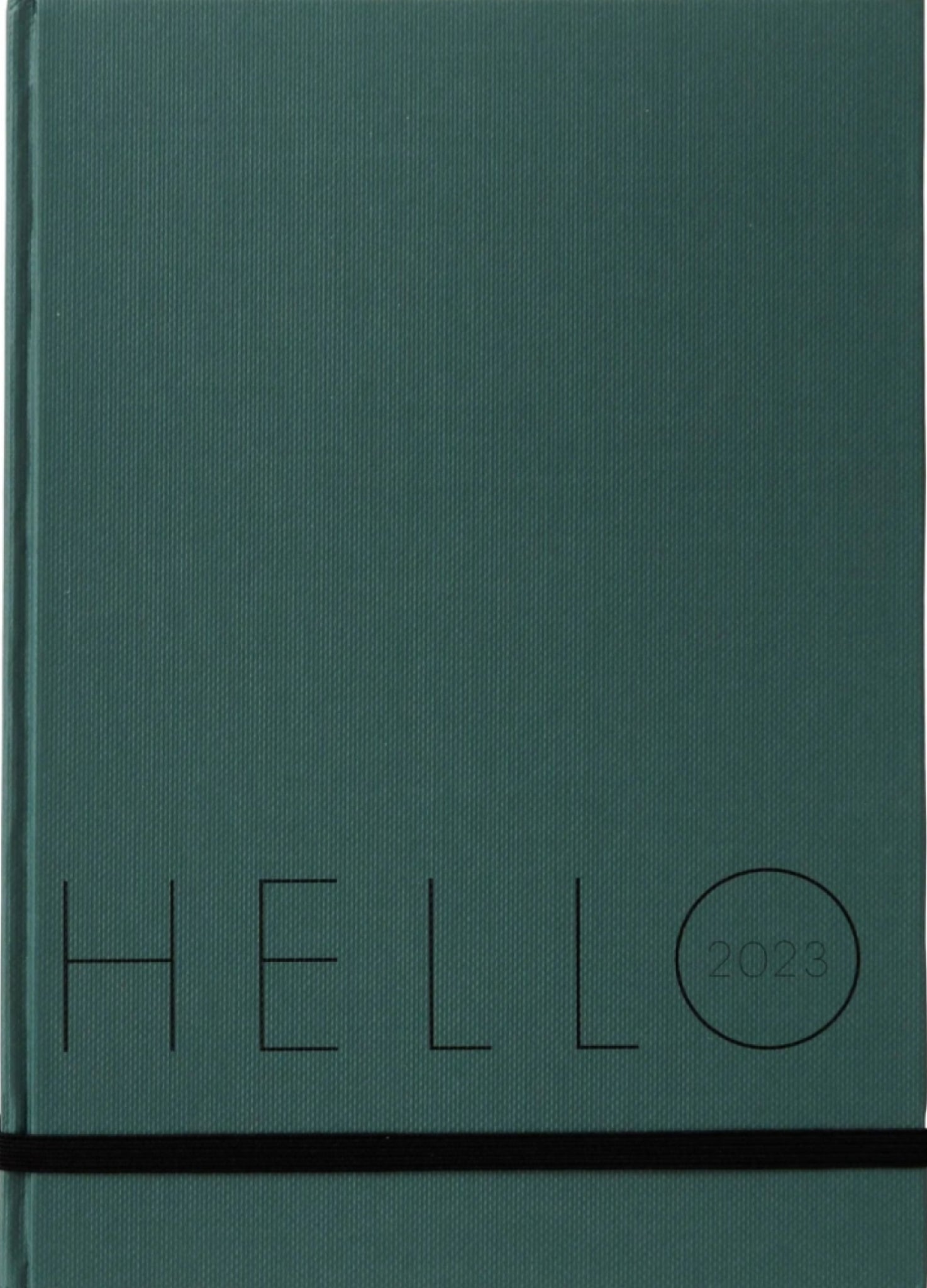 Design Letters Calendar 2023, Myrtle Green