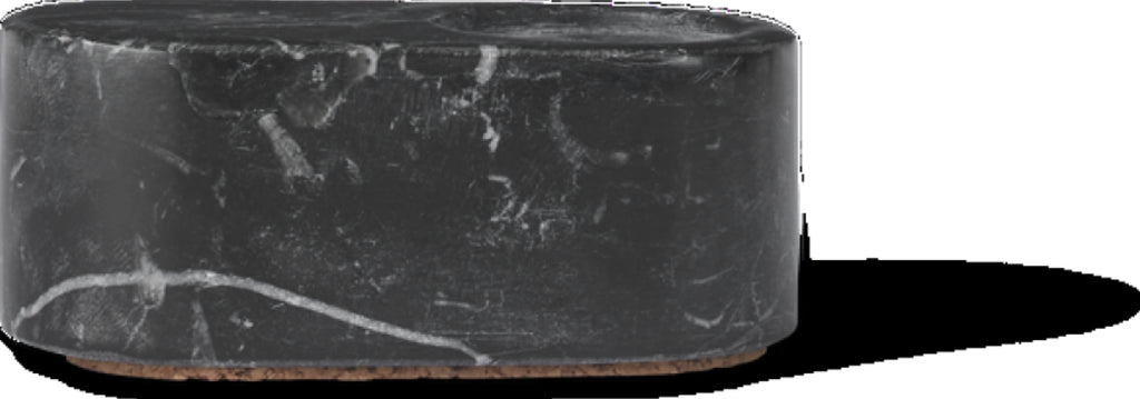 Spring Copenhagen Ovaali Candle Holder, Black