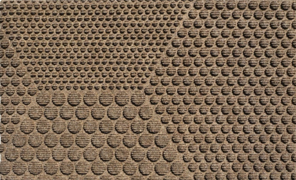 Heymat Hex Desert Doormat Light Brown 85x130 cm | PET, SBR & Nitrile