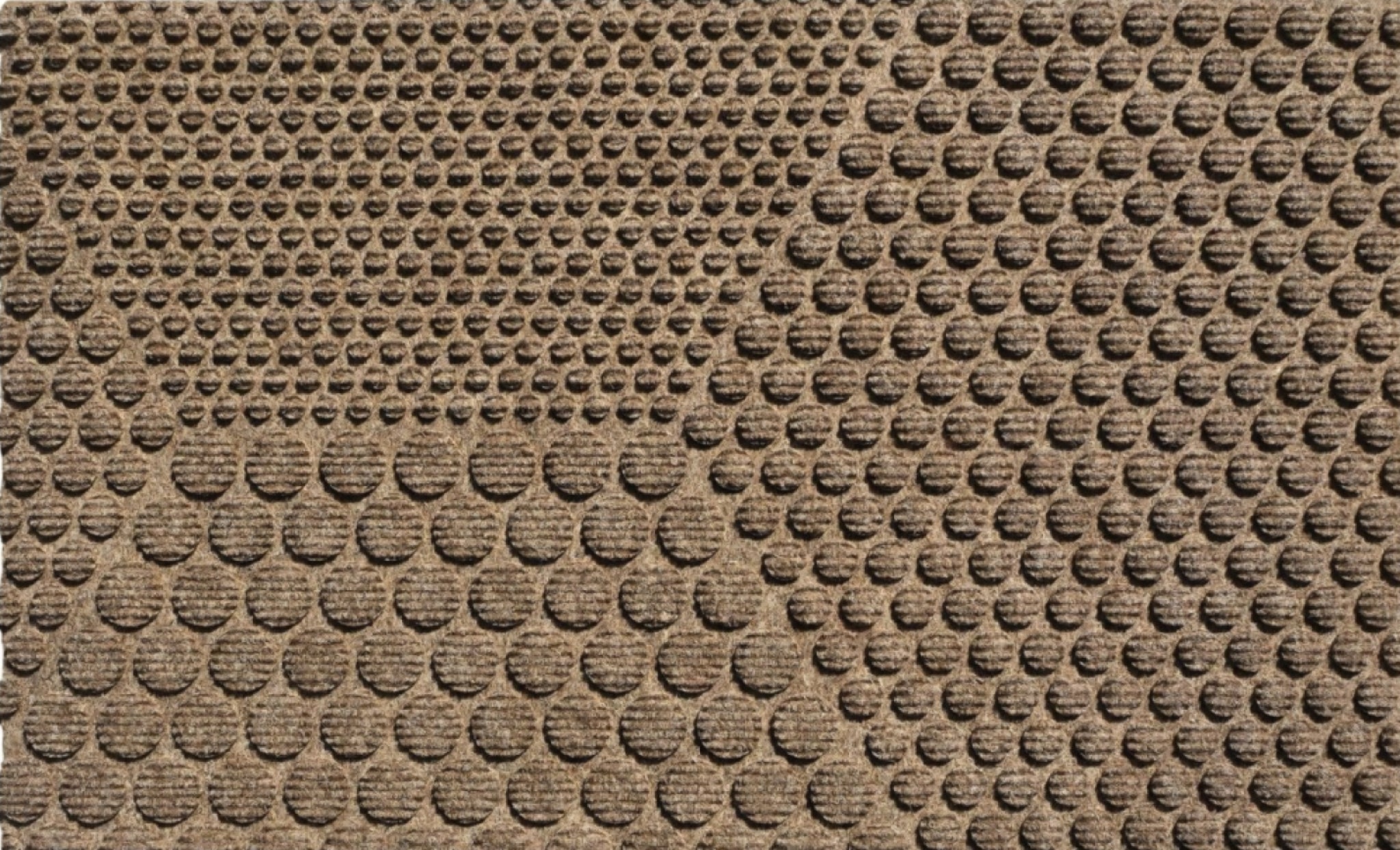 Heymat Hex Desert Doormat Light Brown 85x130 cm | PET, SBR & Nitrile