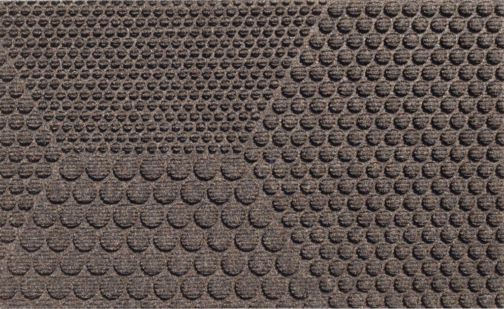 Heymat Hex Soil Doormat 45x75 cm Dark Brown PET/PP Nitrile Rubber
