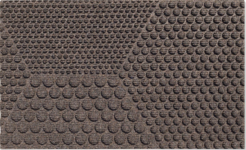Heymat Hex Soil Doormat 45x75 cm Dark Brown PET/PP Nitrile Rubber