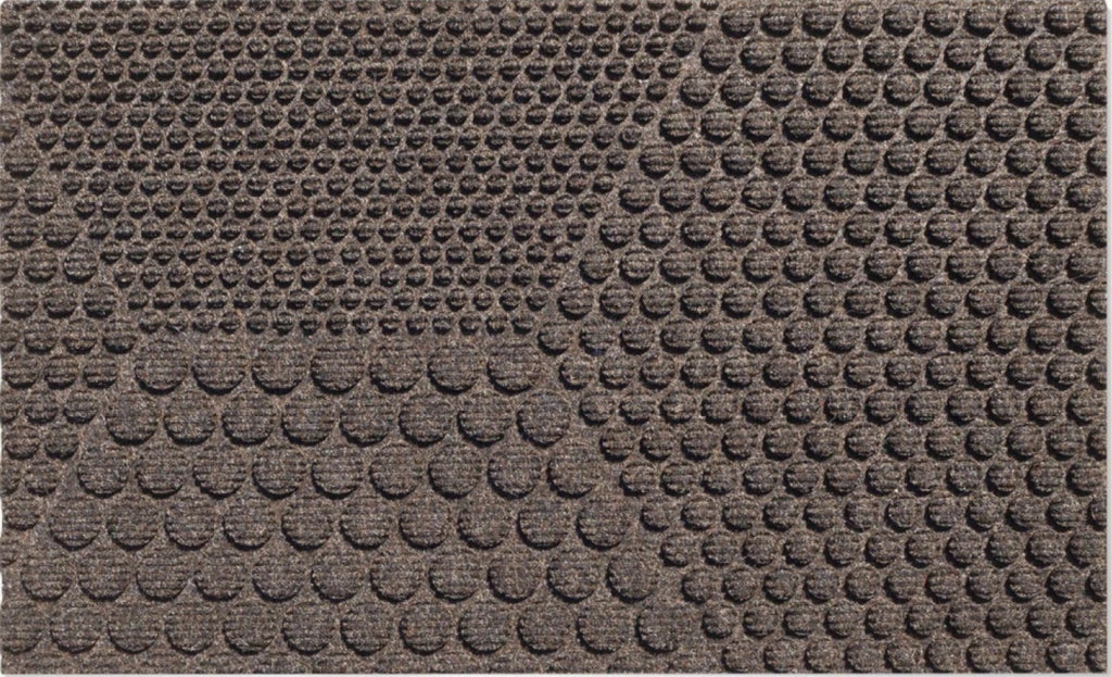 Heymat Hex Soil Doormat 45x75 cm Dark Brown PET/PP Nitrile Rubber