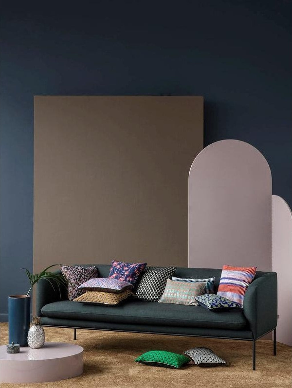 Ferm Living Salon Cushion, Flamingo 40 X 40 Cm