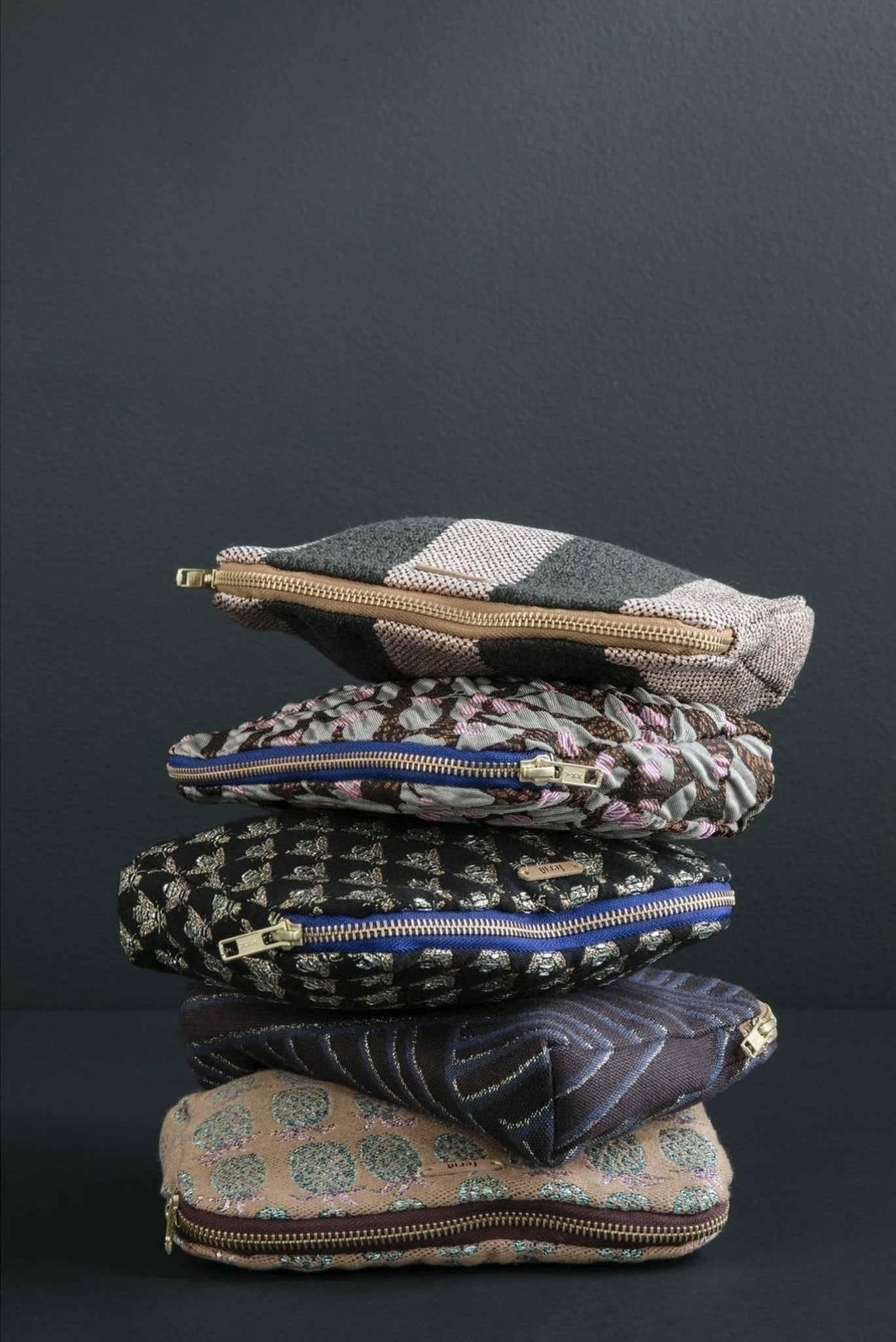 Ferm Living Salon Wallet, Pinstripe