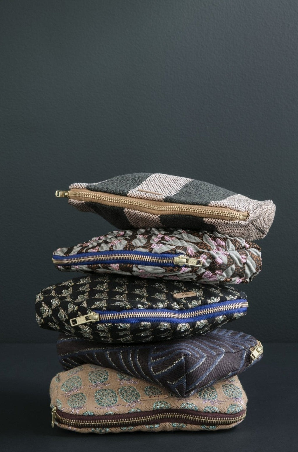 Ferm Living Salon Wallet, Pinstripe