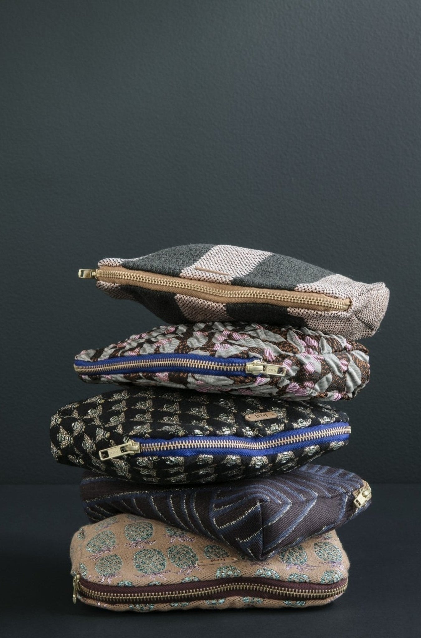 Ferm Living Salon Wallet, Pinstripe