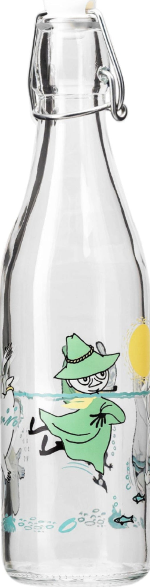 Muurla Moomin Glass Bottle, Fun In The Water