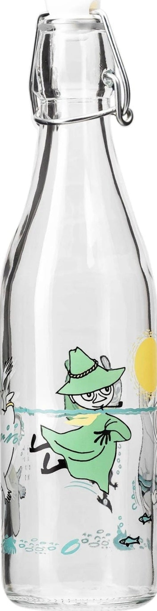 Muurla Moomin Glass Bottle, Fun In The Water