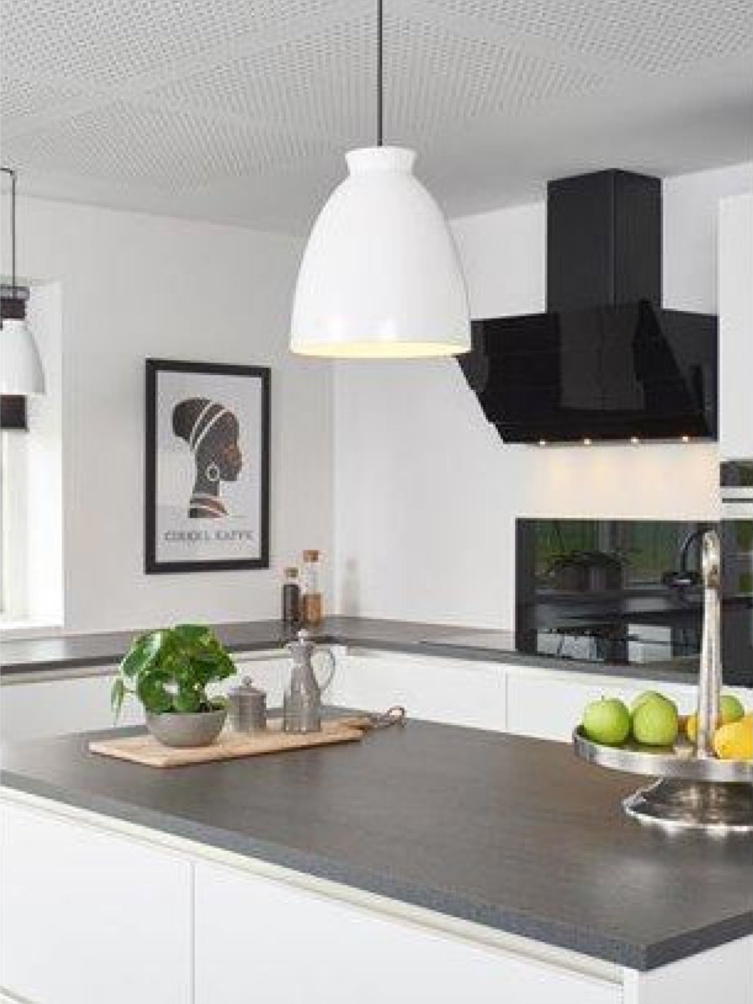 Dyberg Larsen Milano Pendant 19X19 cm, white