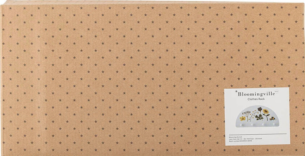 Bloomingville MINI Juliana Coat Rack, Blue, Lotus