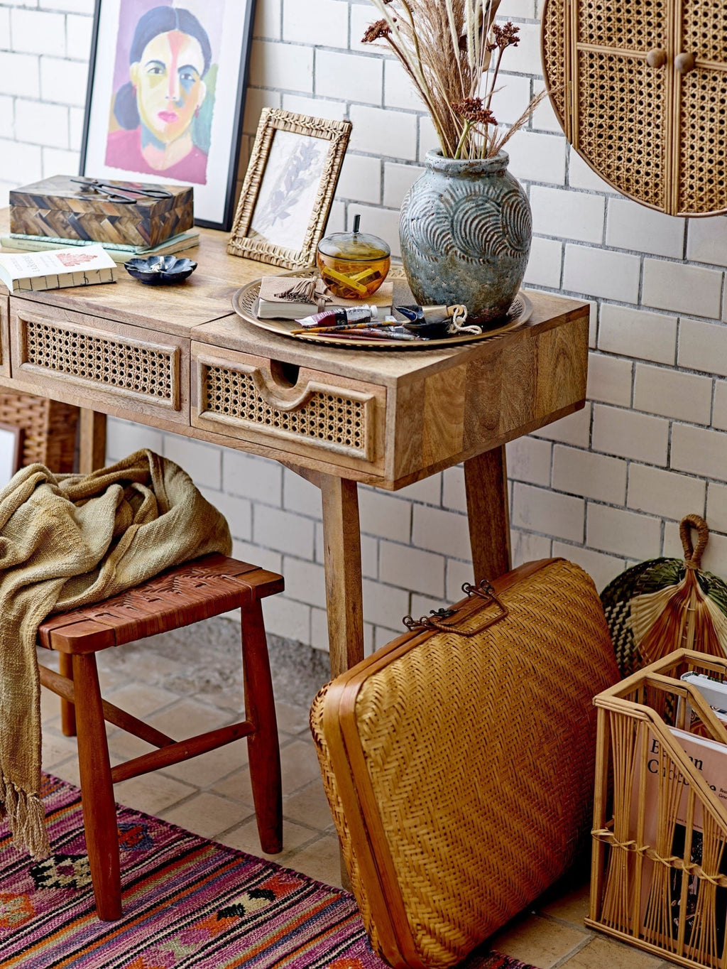 Bloomingville Chanella Frame, Nature, Rattan