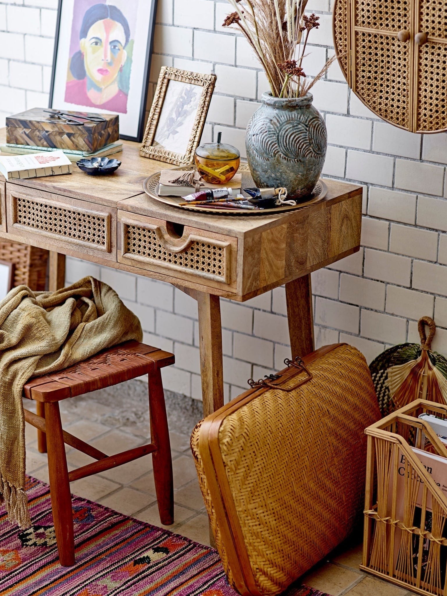 Bloomingville Chanella Frame, Nature, Rattan