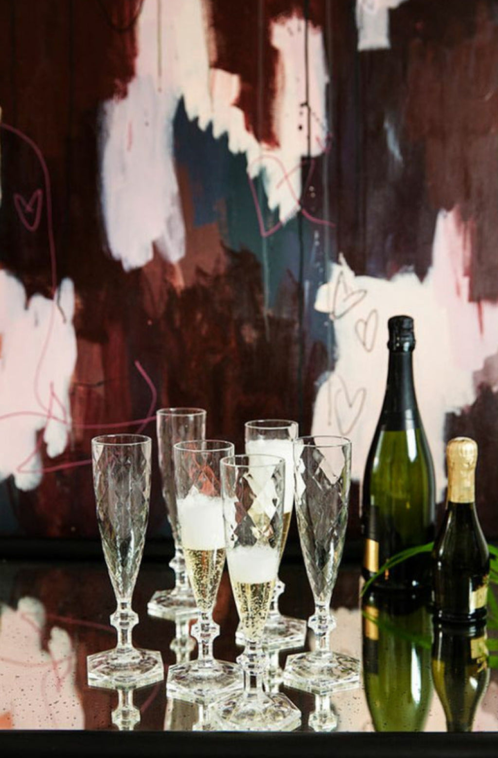 Medusa Copenhagen Glass With Crystal Plastic Base