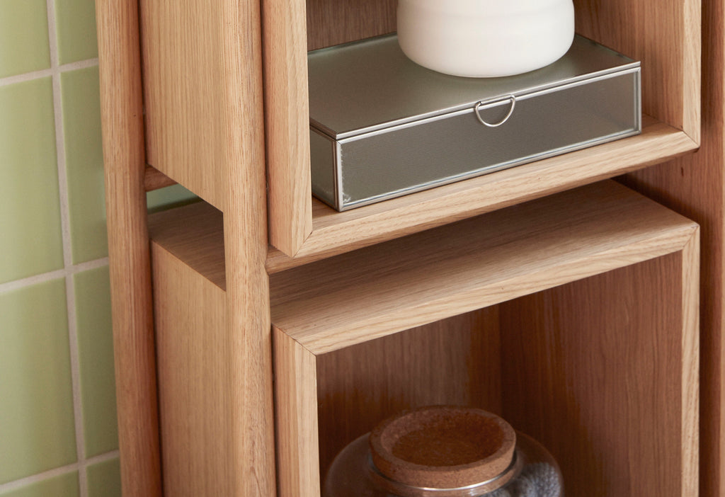 Hübsch Cube Console Table Natural