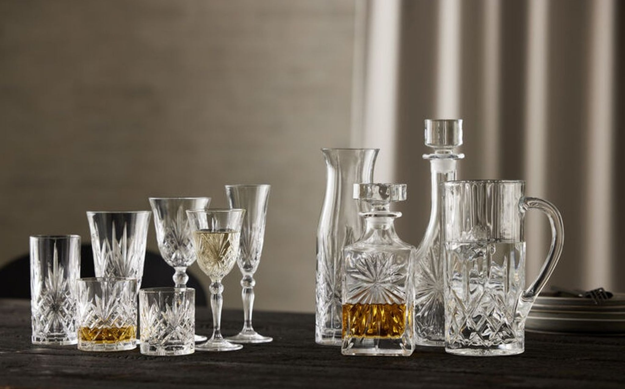 Lyngby Glas Melodia Krystal white wine glass 21 cl, 4 pcs.