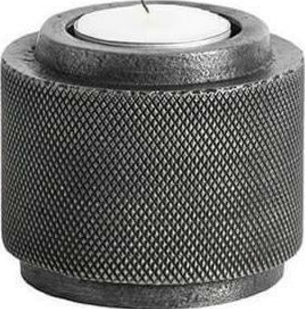 Muubs Moment Tealight Holder Black, ø7,5cm