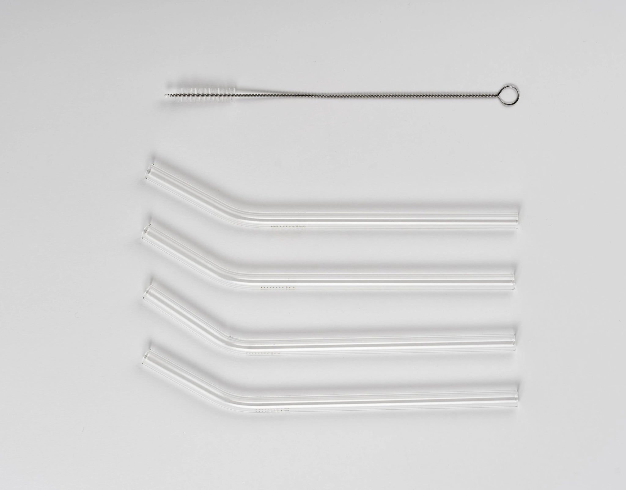 Muurla Glass Straws + Brush