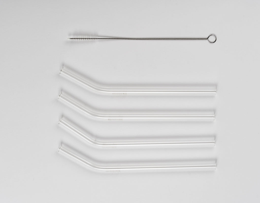 Muurla Glass Straws + Brush