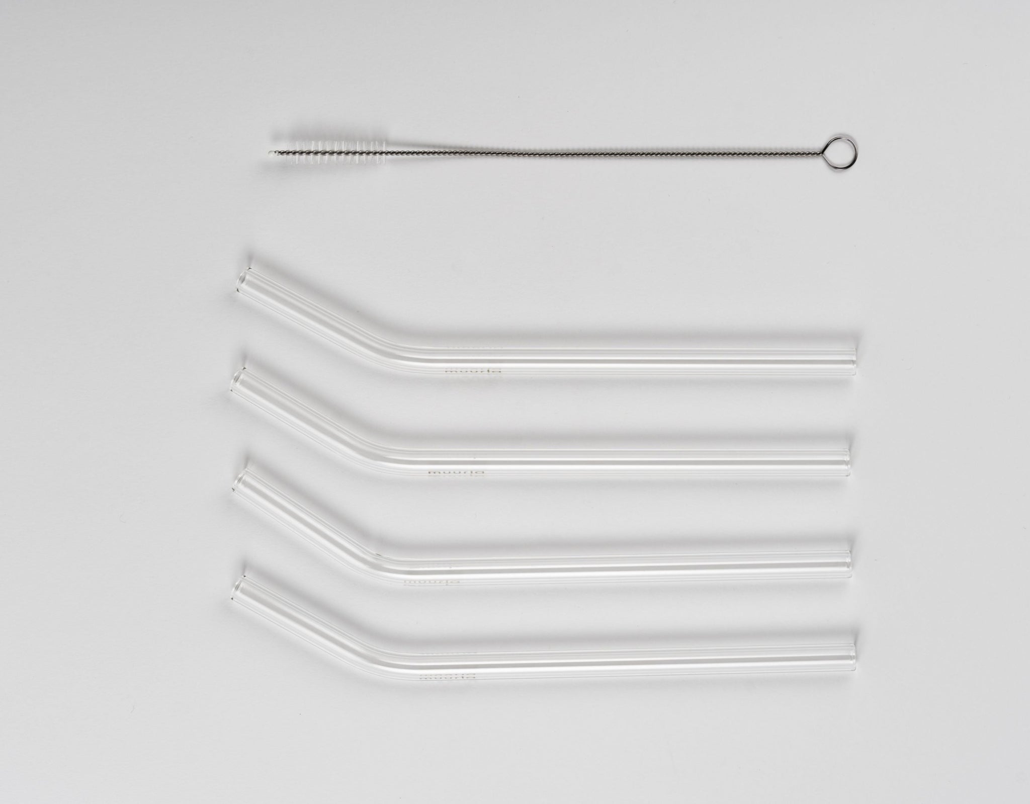 Muurla Glass Straws + Brush