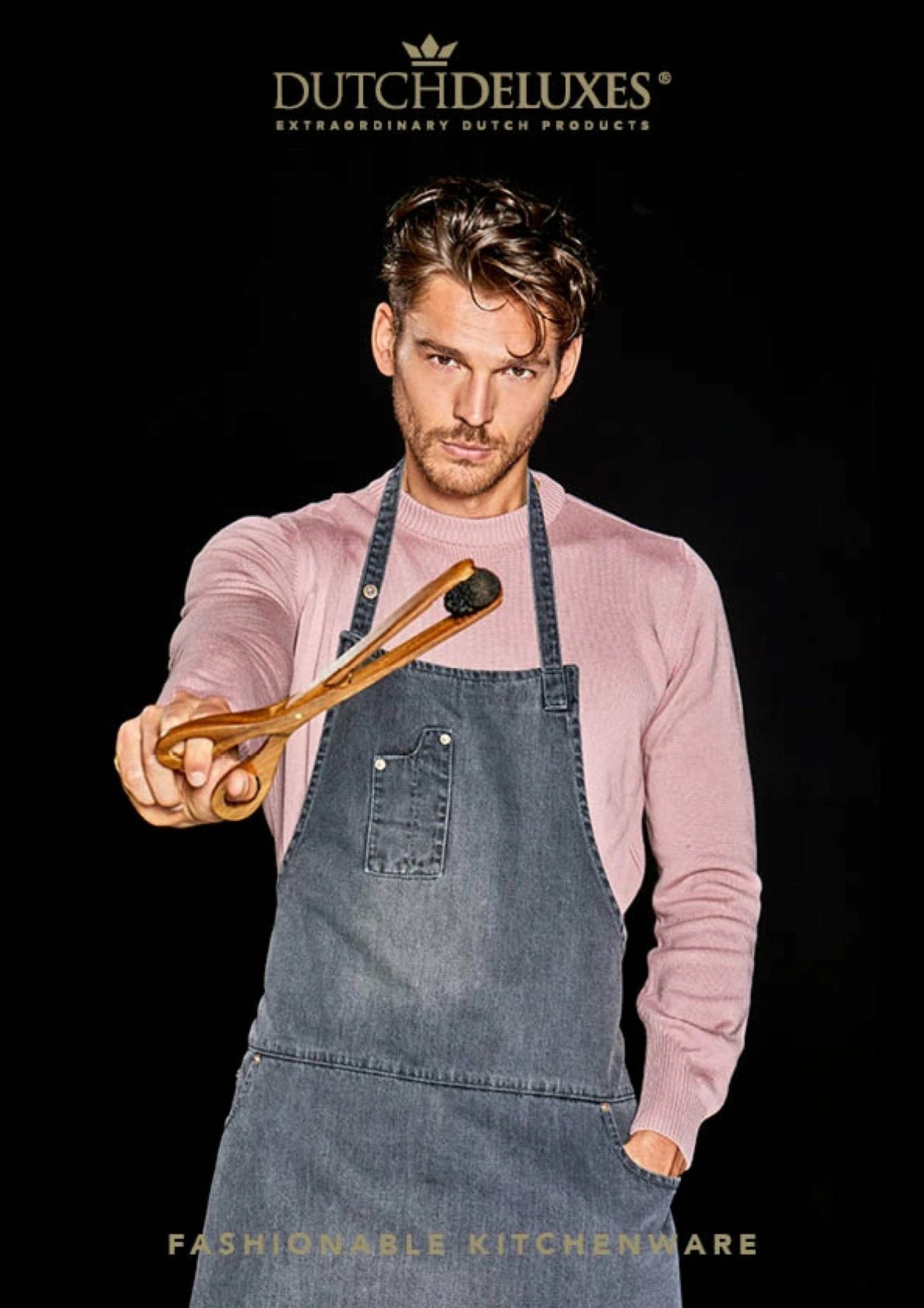 Dutchdeluxes Five Pocket Apron Comfort Fit, Washed Grey