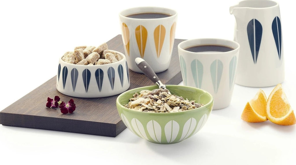 Lucie Kaas Arne Clausen sugar bowl, mint green