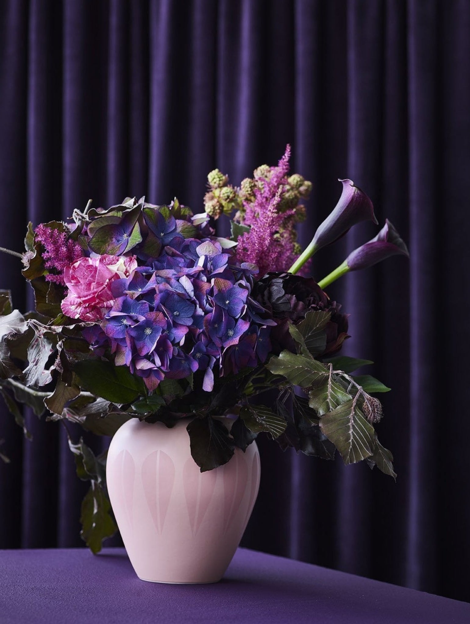 Lucie Kaas Arne Clausen Vase Dark Red, 11cm