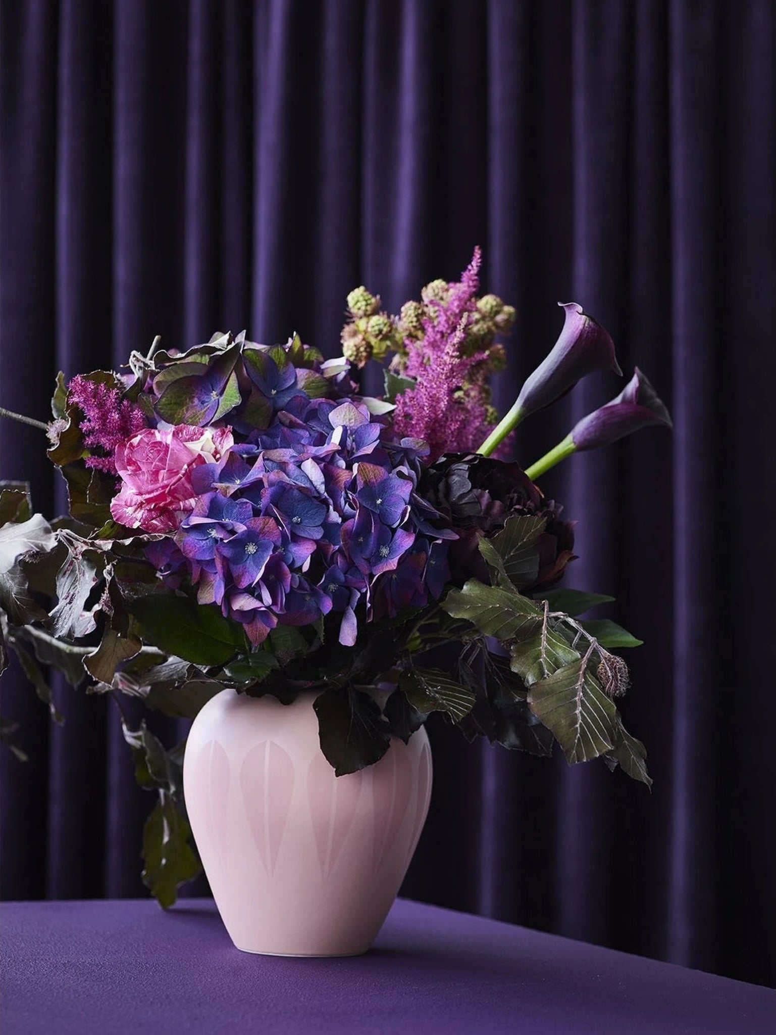 Lucie Kaas Arne Clausen Vase Dark Red, 11cm