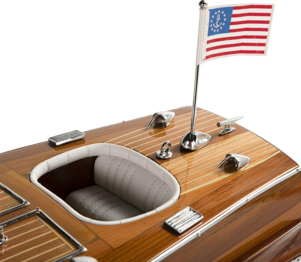 Authentic Models Triple Cockpit Boat Model