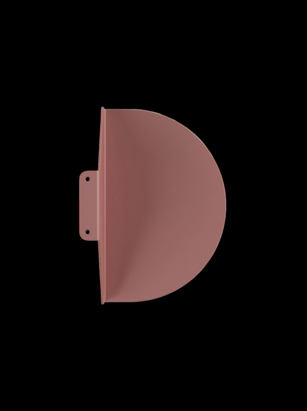 Minimalist Dusty Rose Moebe Bedside Table - Powder-Coated Steel Design