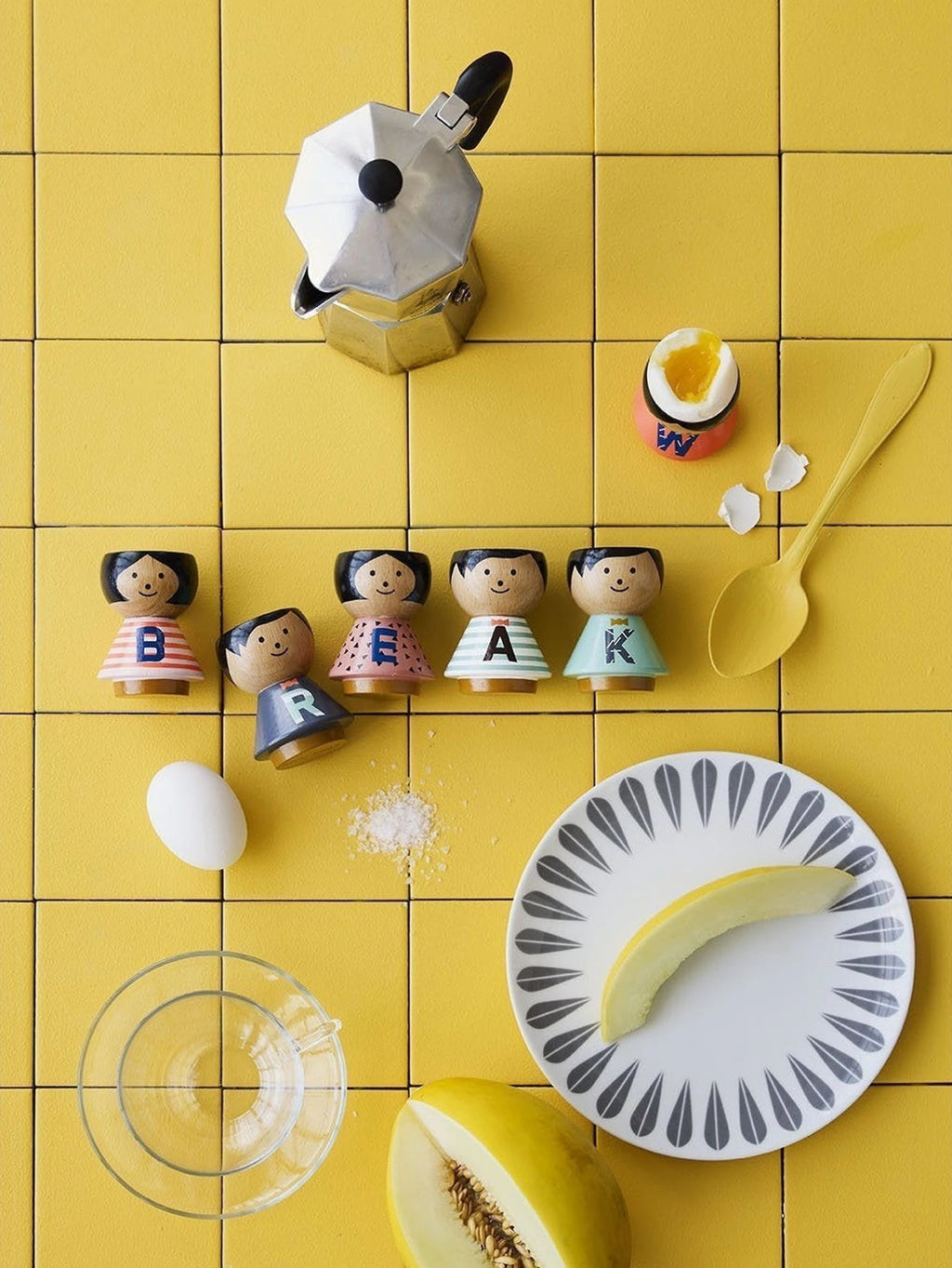 Lucie Kaas Bordfolk A Z Egg Cup, Girl O