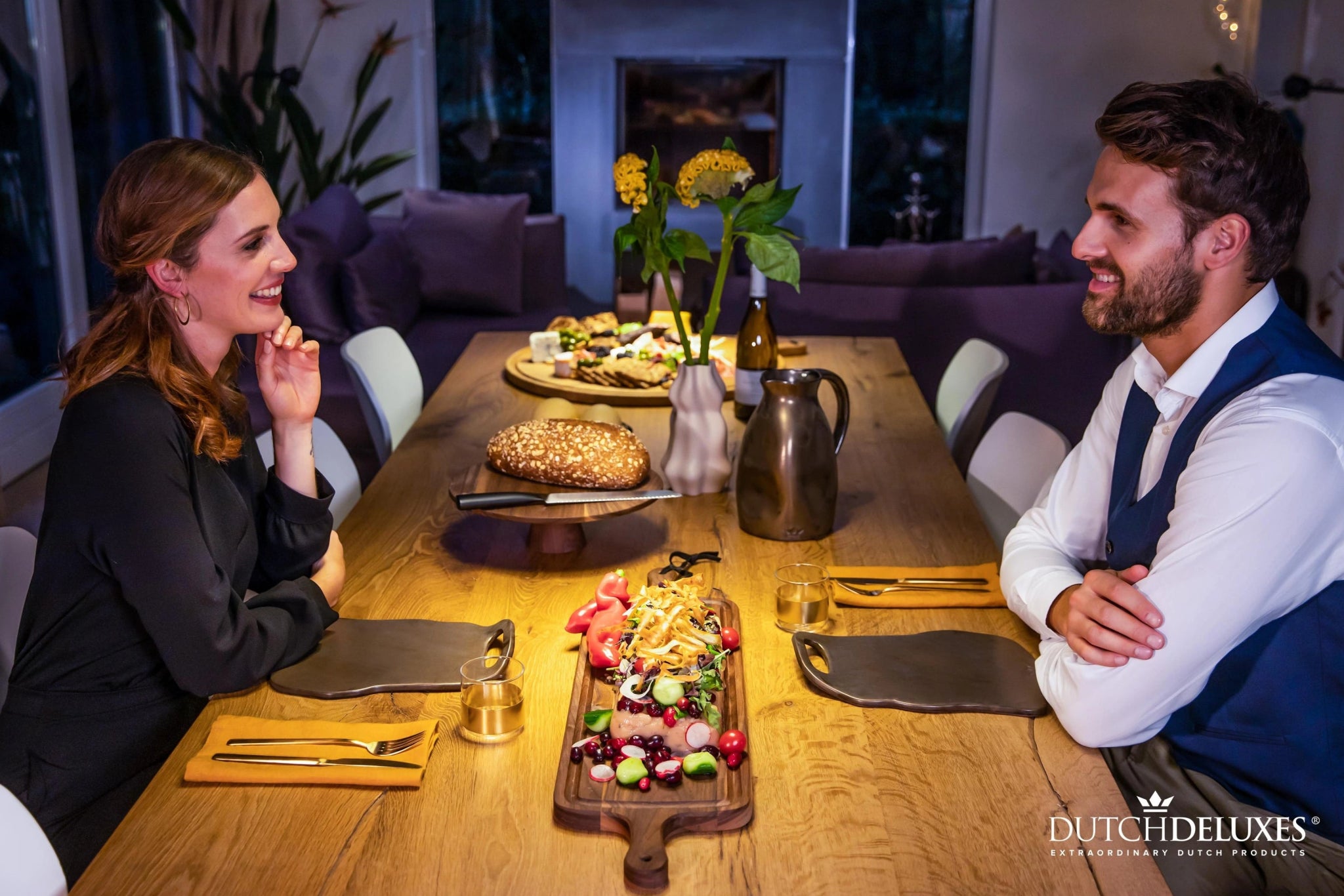 Dutchdeluxes Slim BBQ Board, Walnut