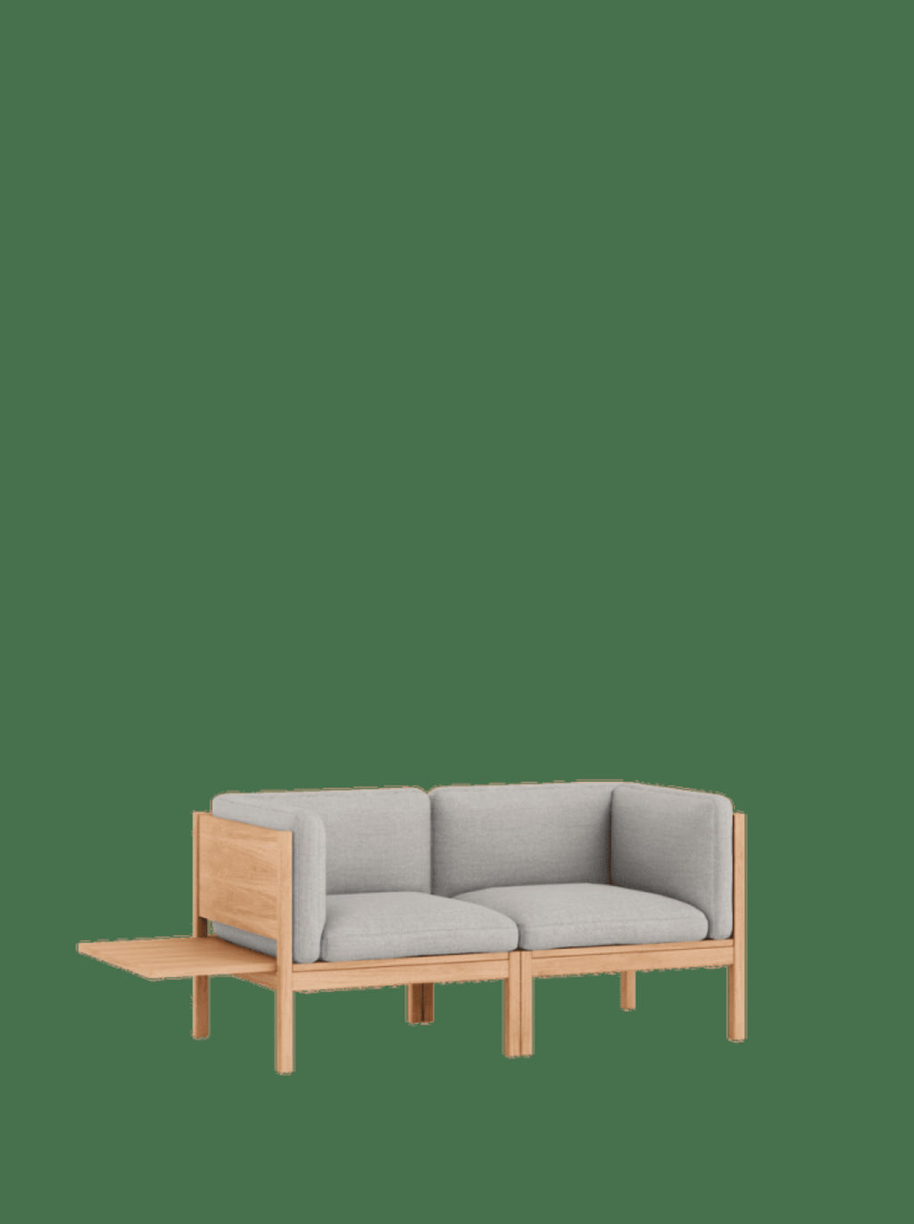 Moebe Modular Sofa Set, 2 Seater Sofa With Sides + 1 Side Table, Autumn 101 (fsc Mix Credit)
