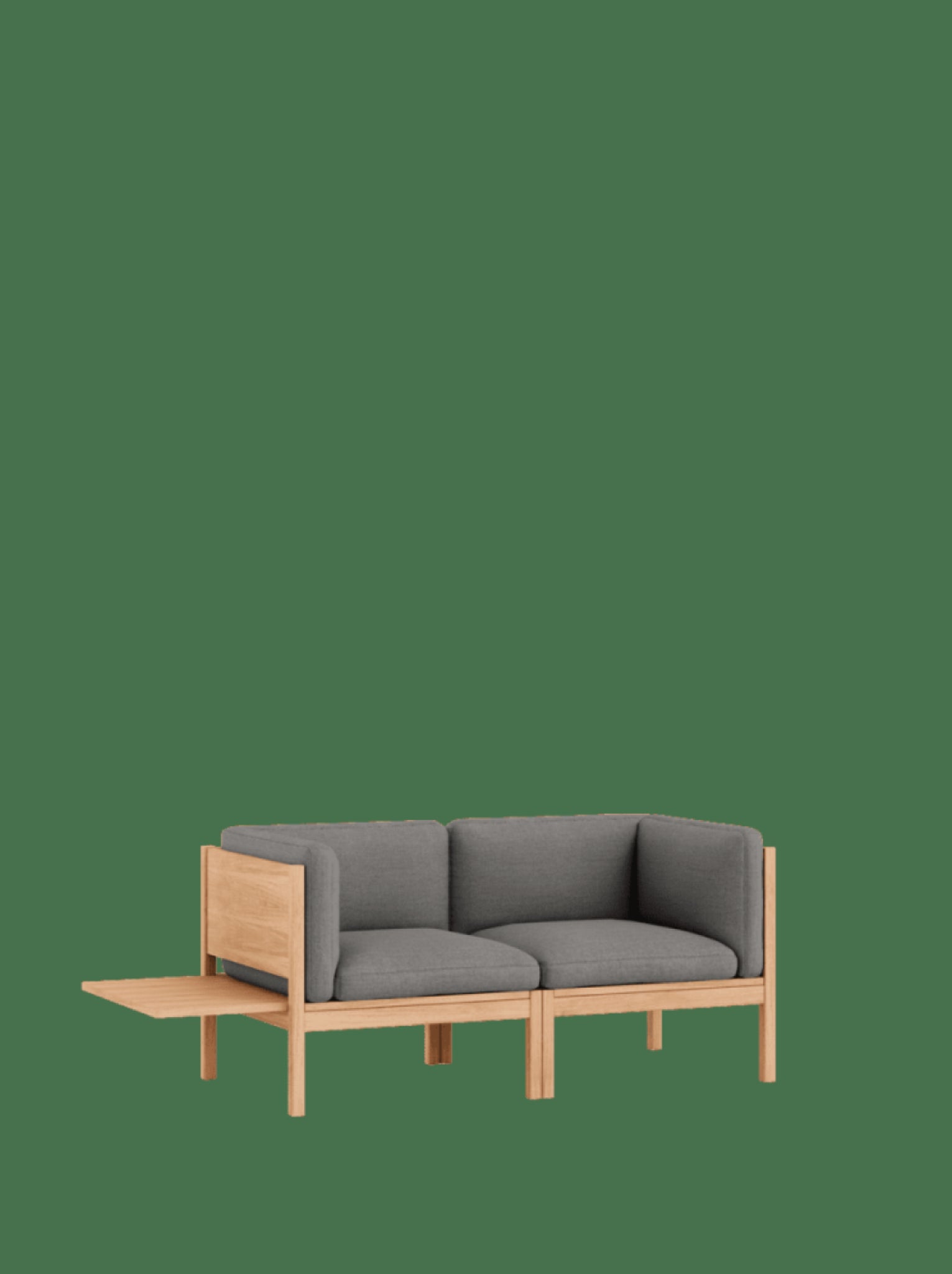 Moebe Modular Sofa Set, 2 Seater Sofa With Sides + 1 Side Table, Autumn 131 (fsc Mix Credit)