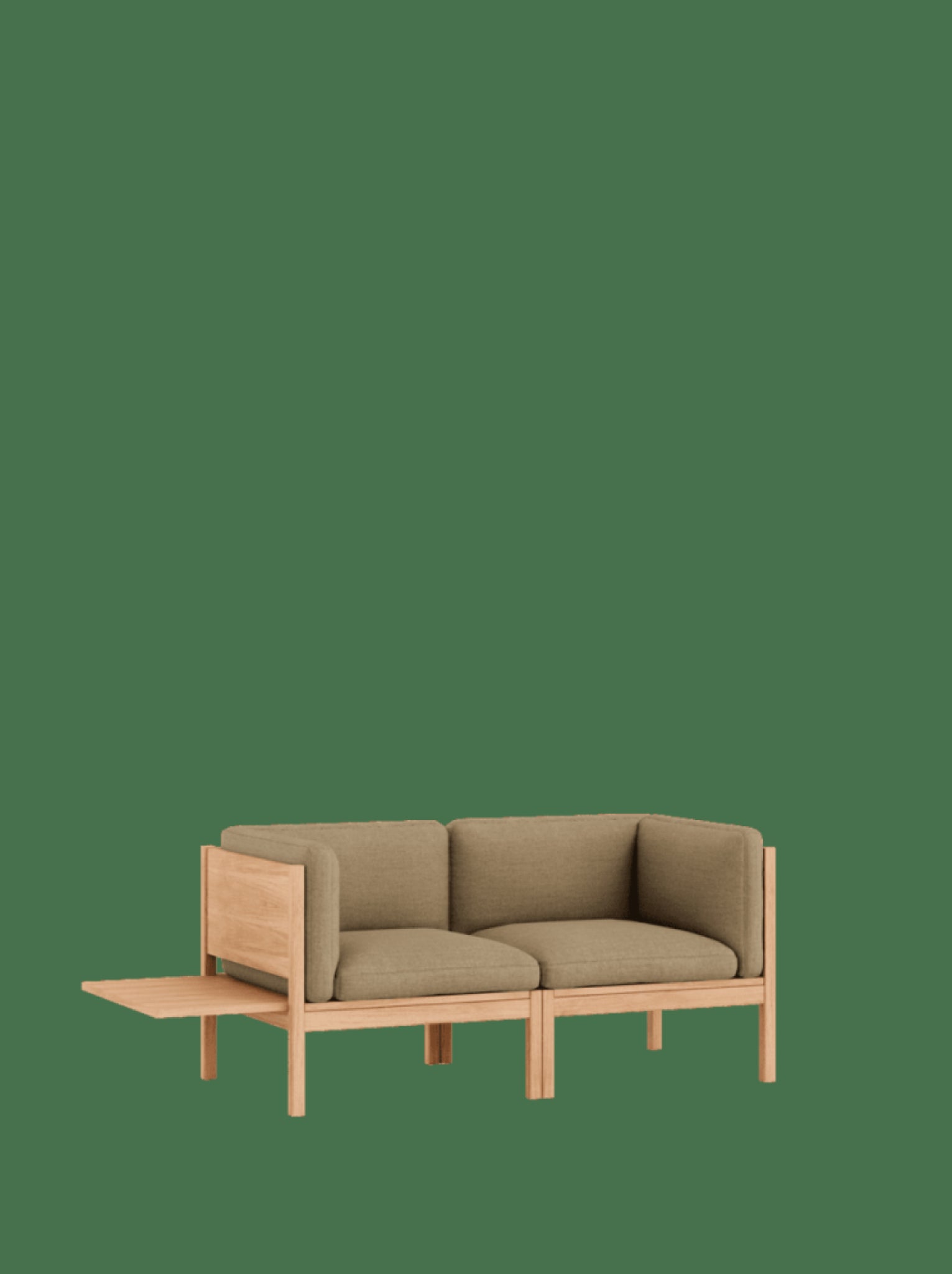 Moebe Modular Sofa Set, 2 Seater Sofa With Sides + 1 Side Table, Autumn 221 (fsc Mix Credit)