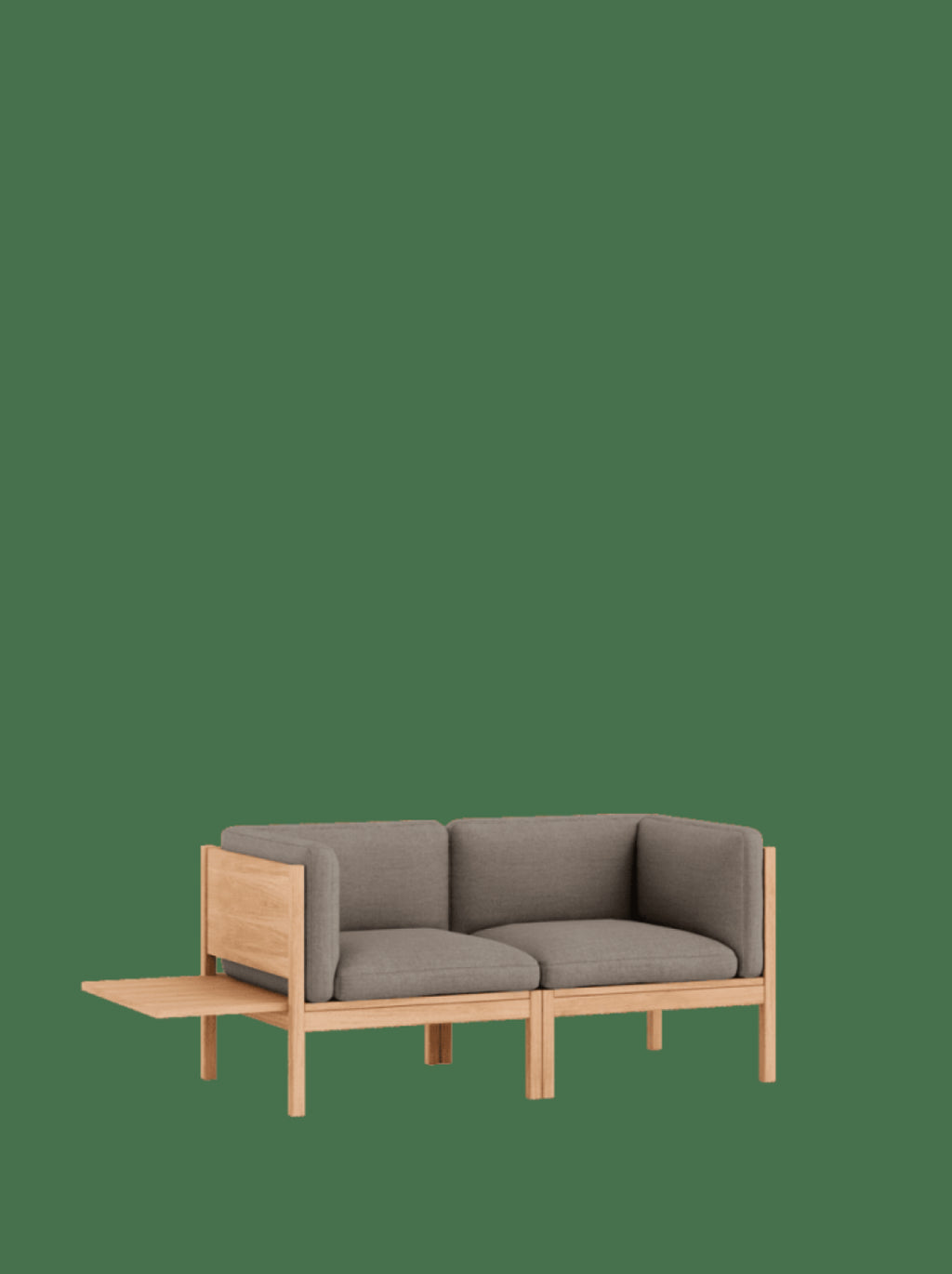 Moebe Modular Sofa Set, 2 Seater Sofa With Sides + 1 Side Table, Autumn 331 (fsc Mix Credit)