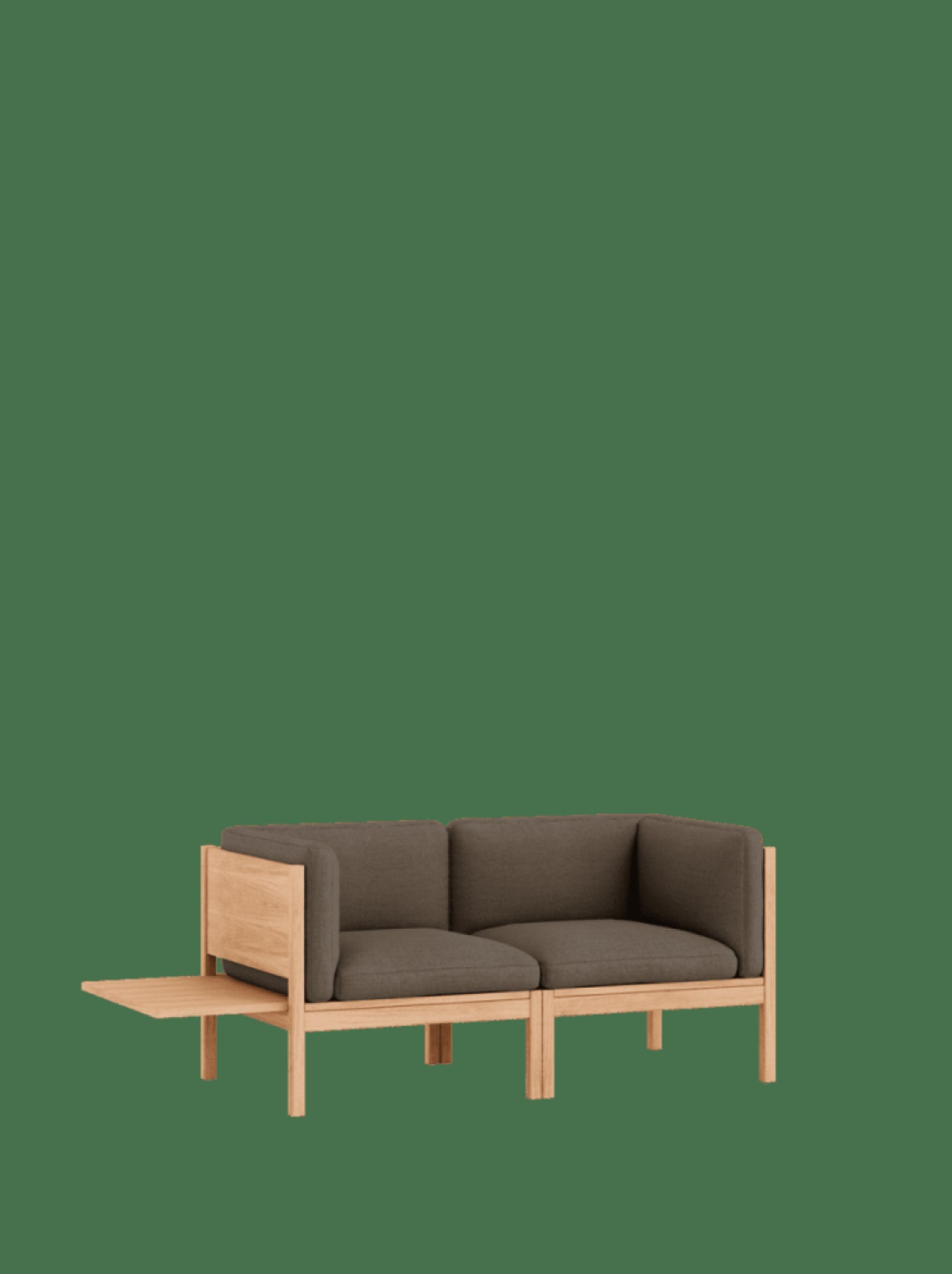 Moebe Modular Sofa Set, 2 Seater Sofa With Sides + 1 Side Table, Autumn 361 (fsc Mix Credit)