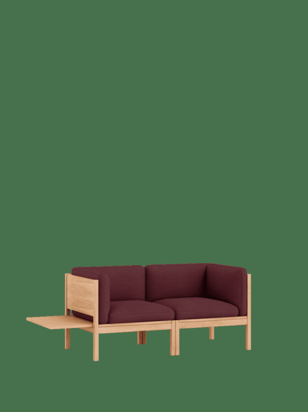 Moebe Modular Sofa Set, 2 Seater Sofa With Sides + 1 Side Table, Autumn 681 (fsc Mix Credit)
