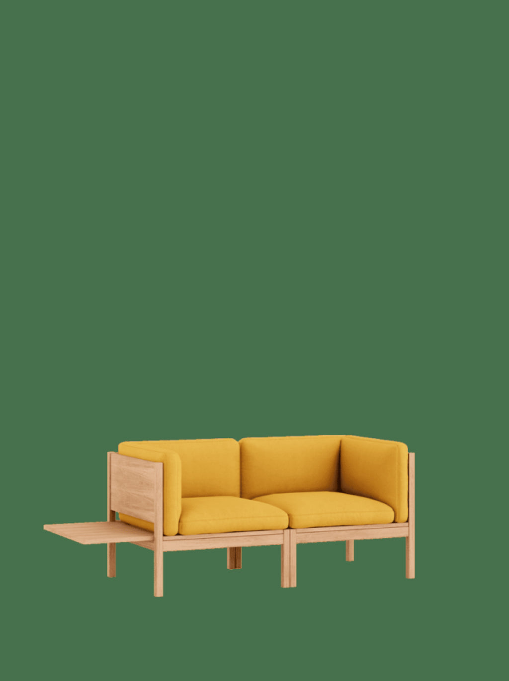 Moebe Modular Sofa Set, 2 Seater Sofa With Sides + 1 Side Table, Field 463 (fsc Mix Credit)