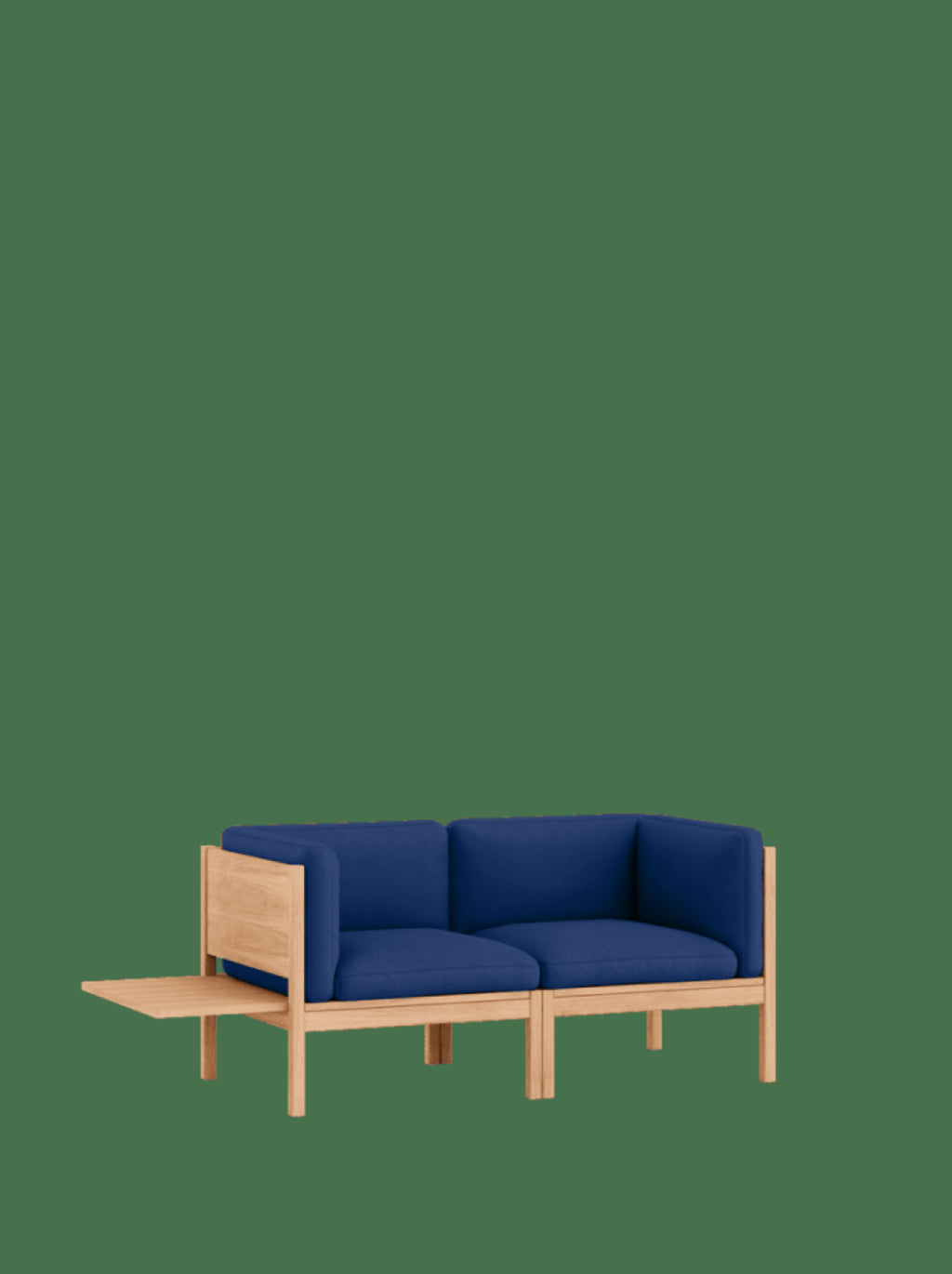 Moebe Modular Sofa Set, 2 Seater Sofa With Sides + 1 Side Table, Field 763 (fsc Mix Credit)