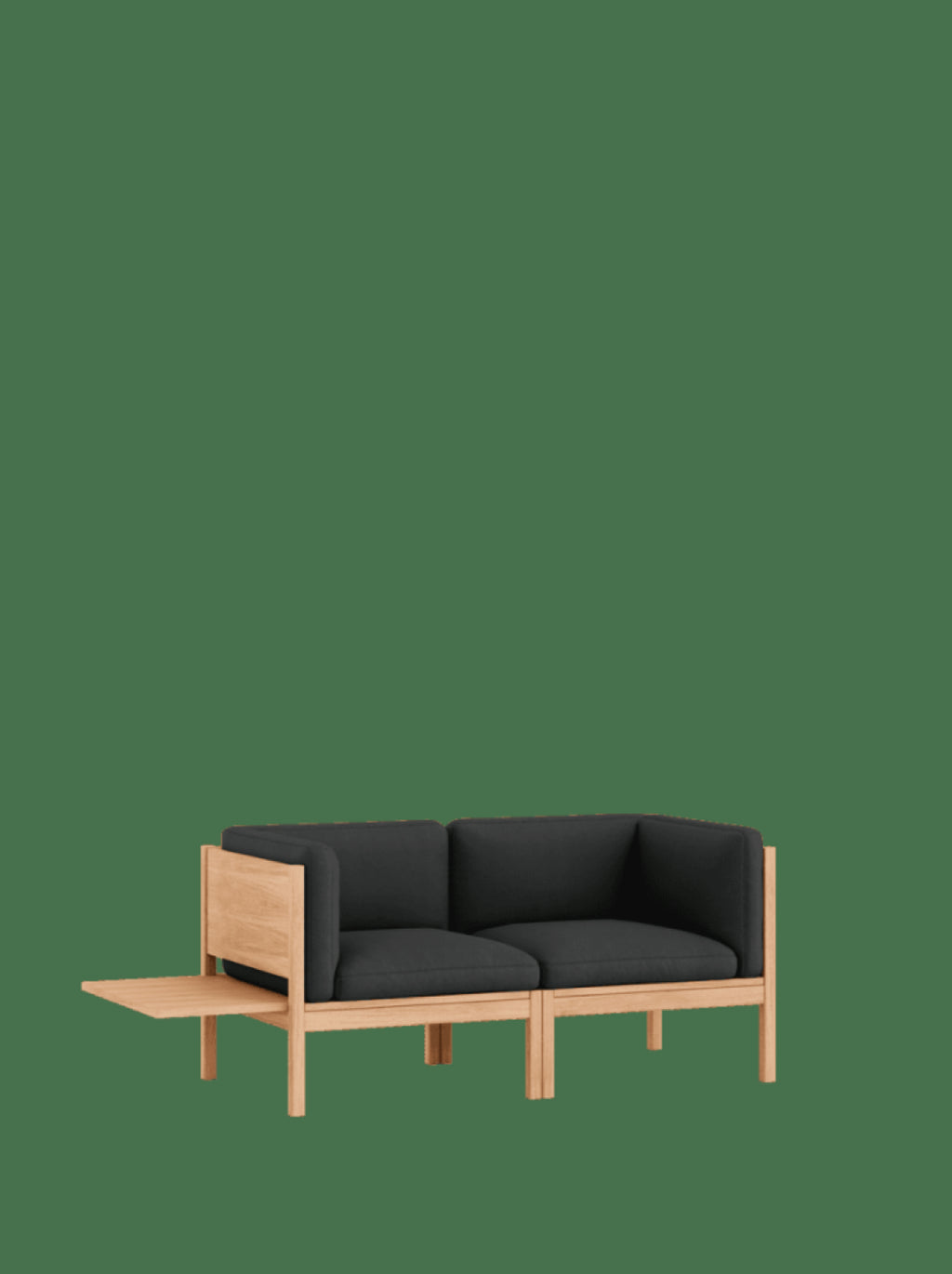 Moebe Modular Sofa Set, 2 Seater Sofa With Sides + 1 Side Table, Field 793 (fsc Mix Credit)