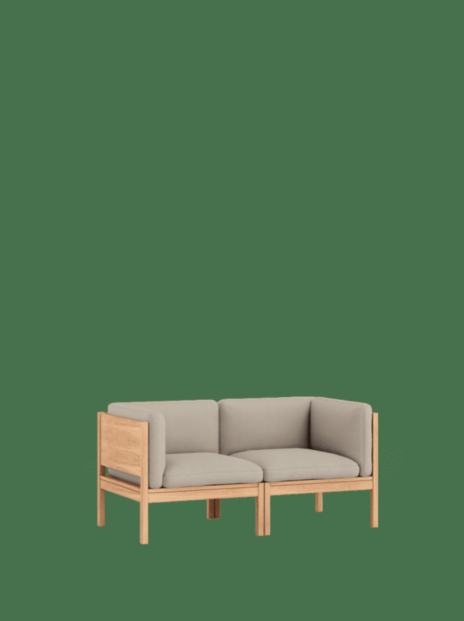 Moebe Modular Sofa Set, 2 Seater Sofa With Sides, Field 233 (fsc Mix Credit)