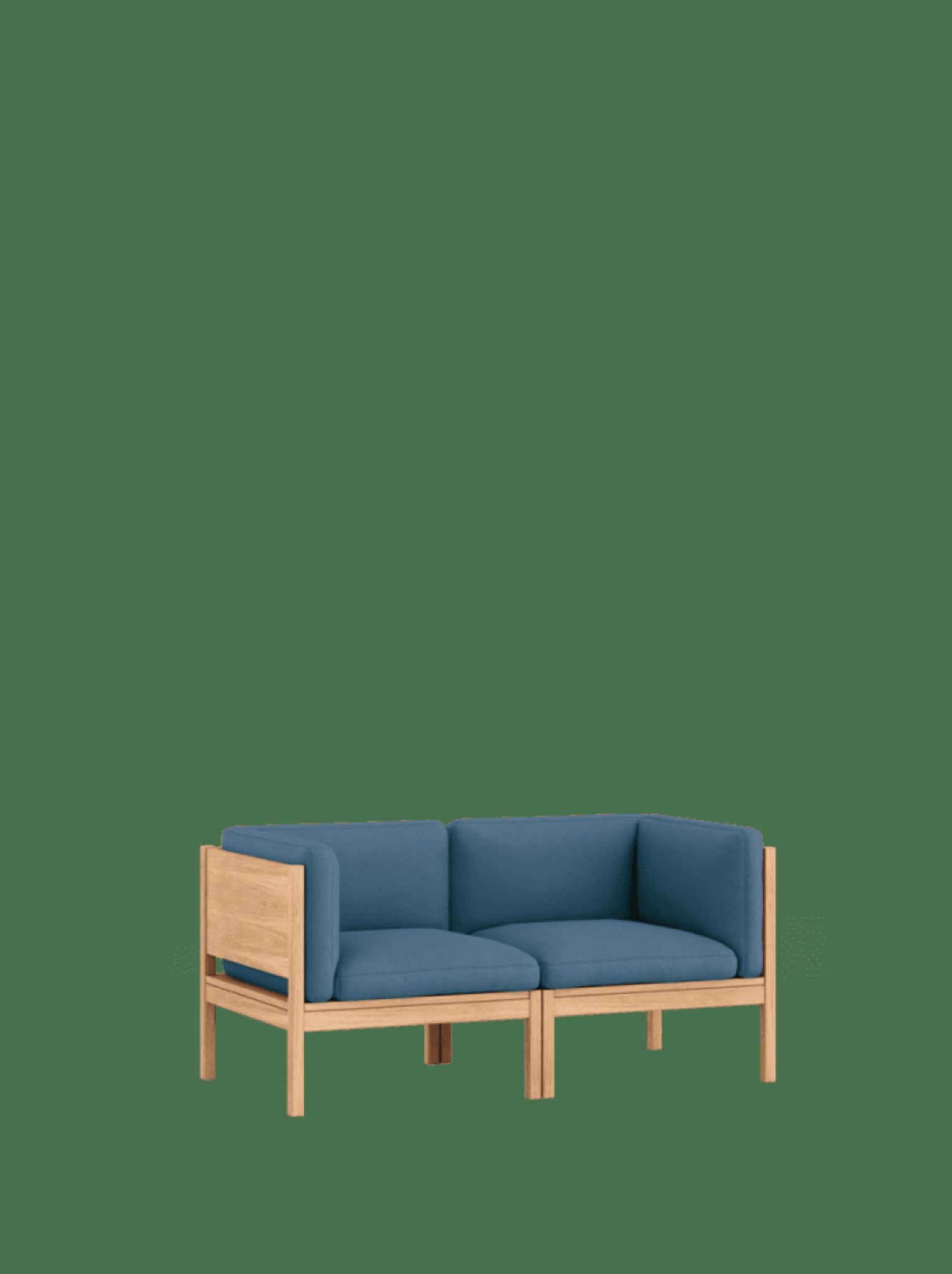 Moebe Modular Sofa Set, 2 Seater Sofa With Sides, Field 733 (fsc Mix Credit)