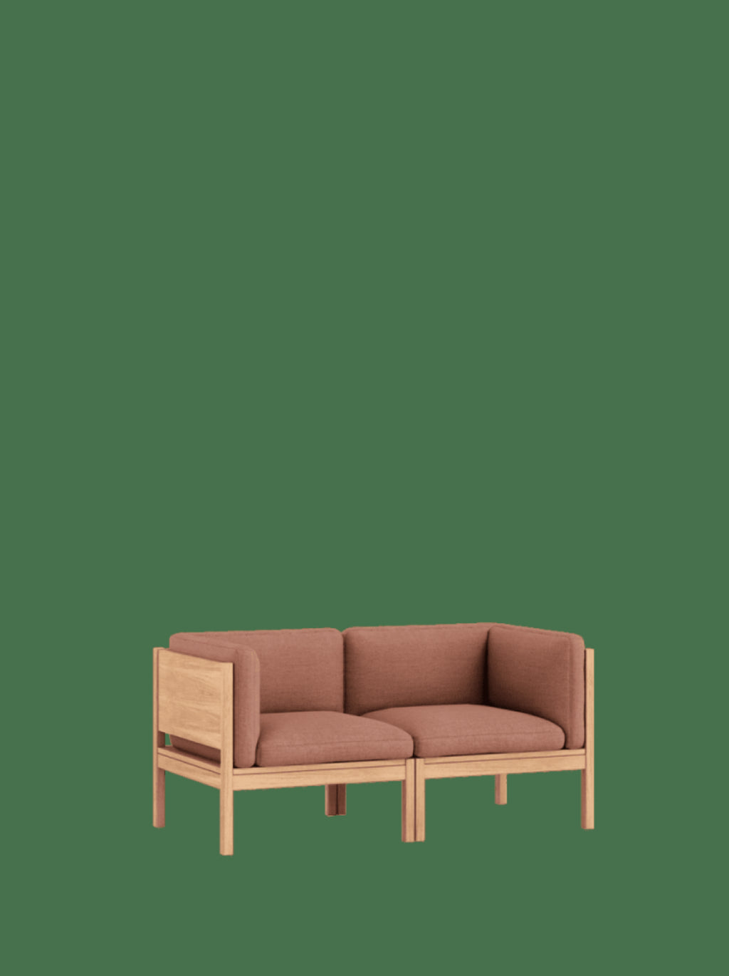 Moebe Modular Sofa Set, 2 Seater Sofa With Sides, Re-wool 648 (fsc Mix Credit)