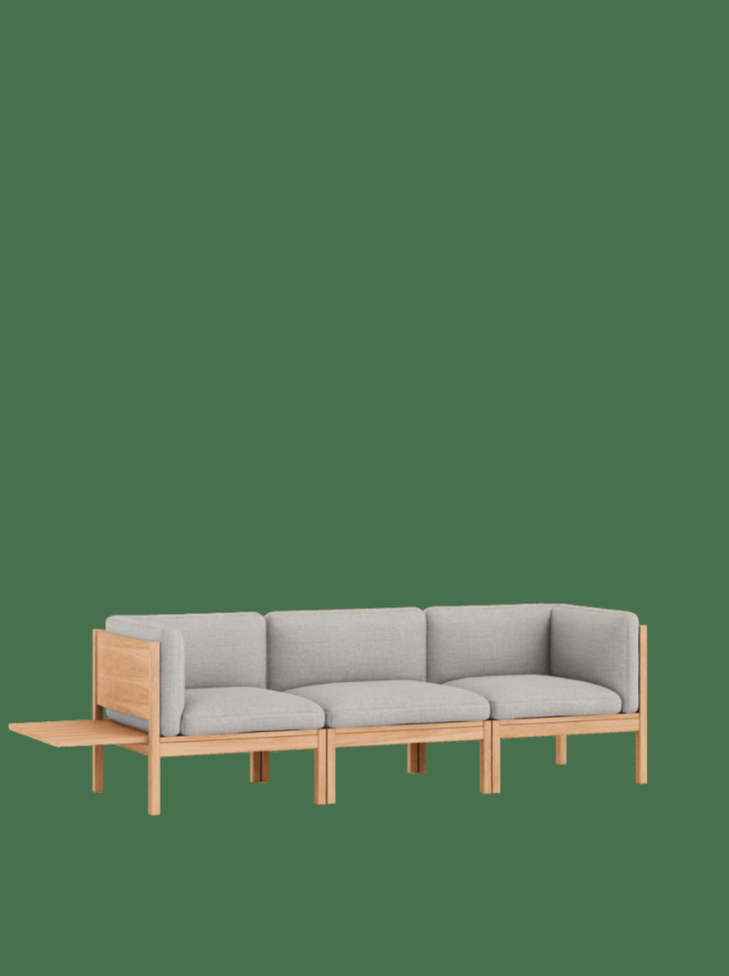 Moebe Modular Sofa Set, 3 Seater Sofa With Sides + 1 Side Table, Autumn 101 (fsc Mix Credit)