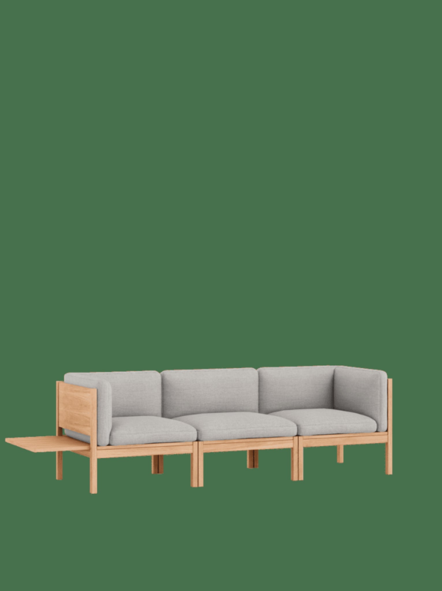 Moebe Modular Sofa Set, 3 Seater Sofa With Sides + 1 Side Table, Autumn 101 (fsc Mix Credit)