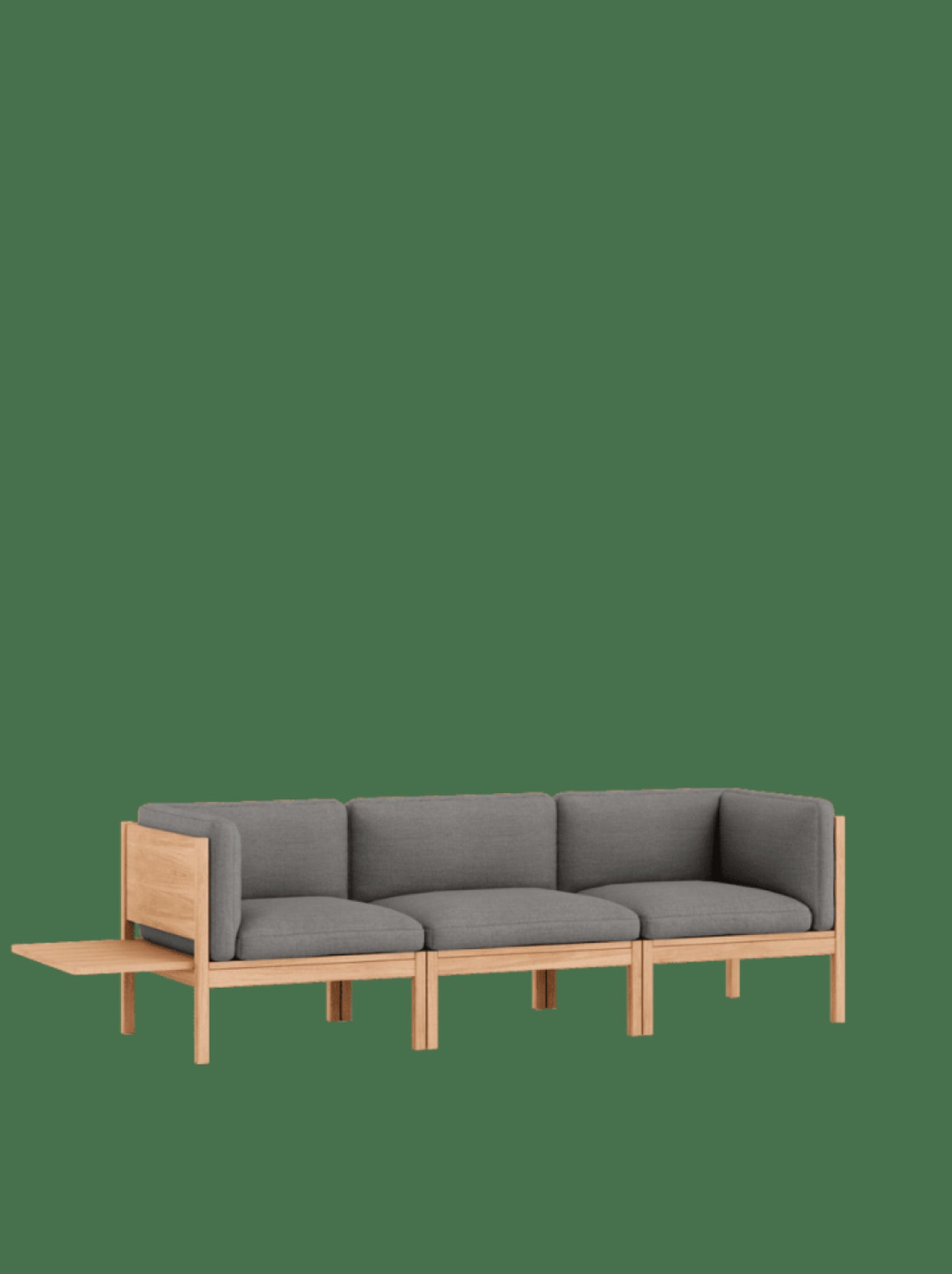 Moebe Modular Sofa Set, 3 Seater Sofa With Sides + 1 Side Table, Autumn 131 (fsc Mix Credit)