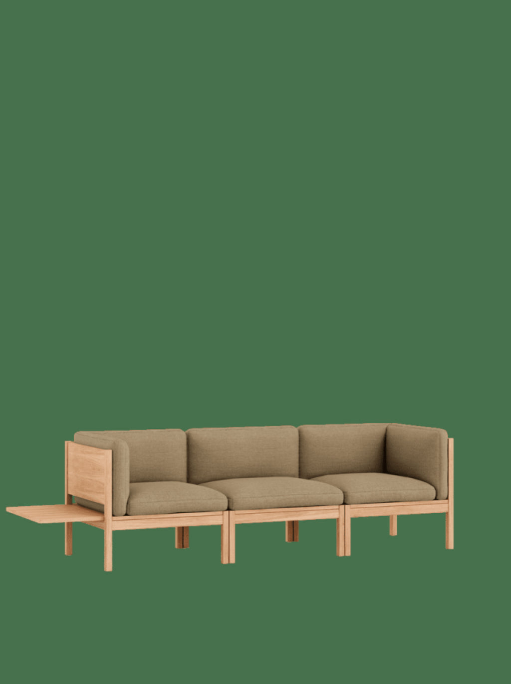 Moebe Modular Sofa Set, 3 Seater Sofa With Sides + 1 Side Table, Autumn 221 (fsc Mix Credit)