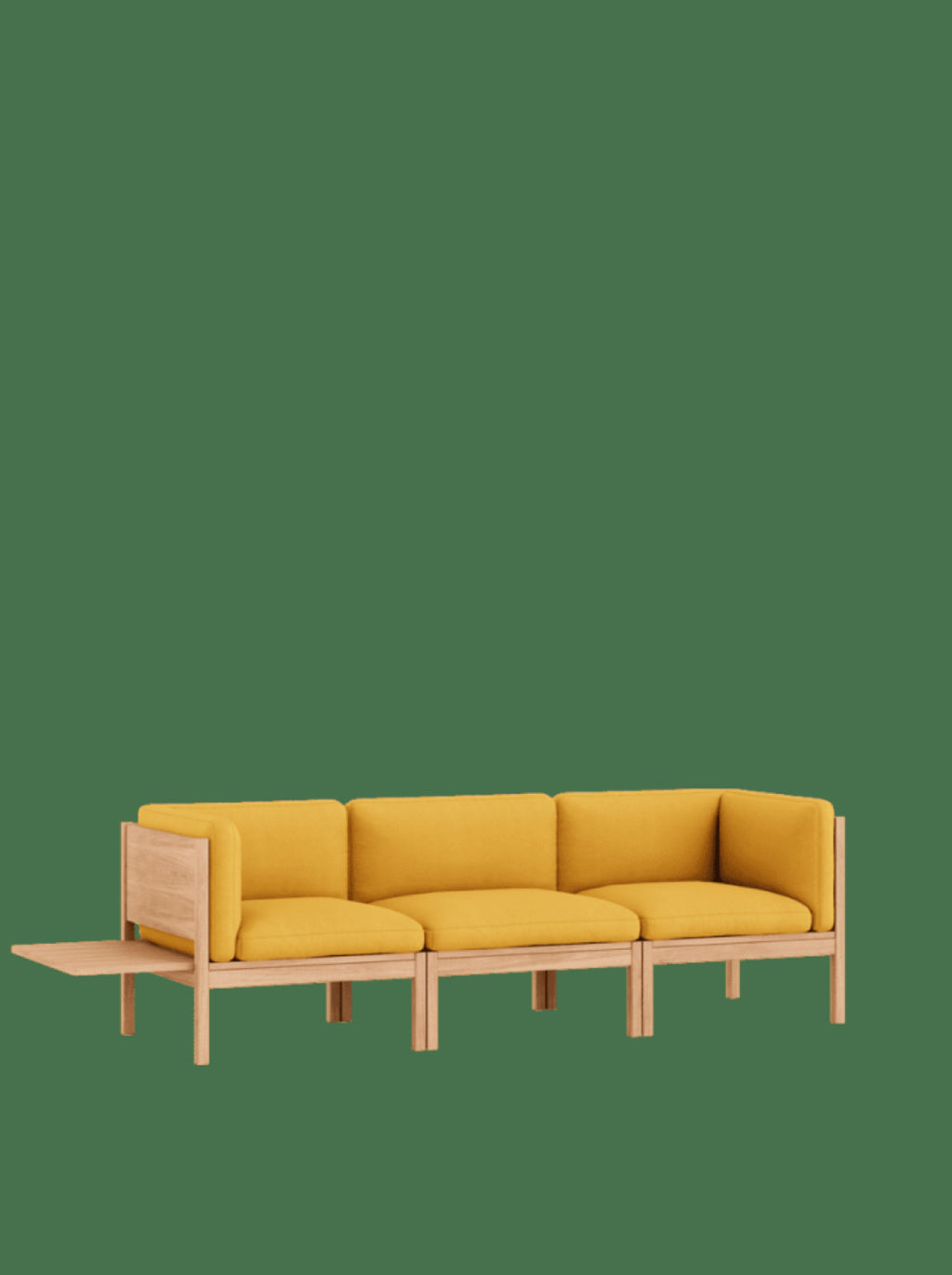 Moebe Modular Sofa Set, 3 Seater Sofa With Sides + 1 Side Table, Field 463 (fsc Mix Credit)